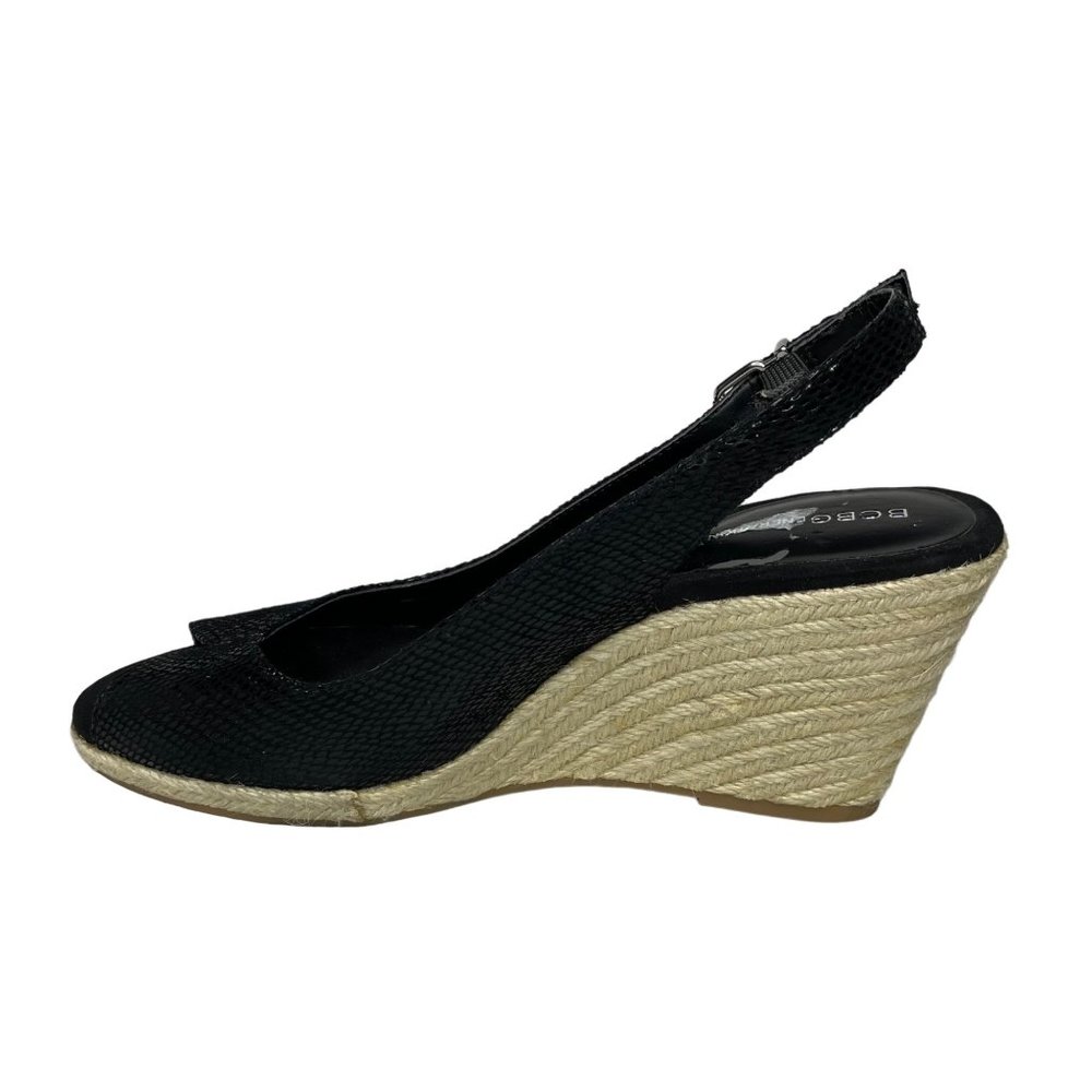 BCBGENERATION 8 Basil wedge slingbacks black - Picture 5 of 9